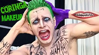 Maquiagem Coringa e Arlequina MakeUp Joker and Harley Quinn Suicide Squad  By Luana Patricio 