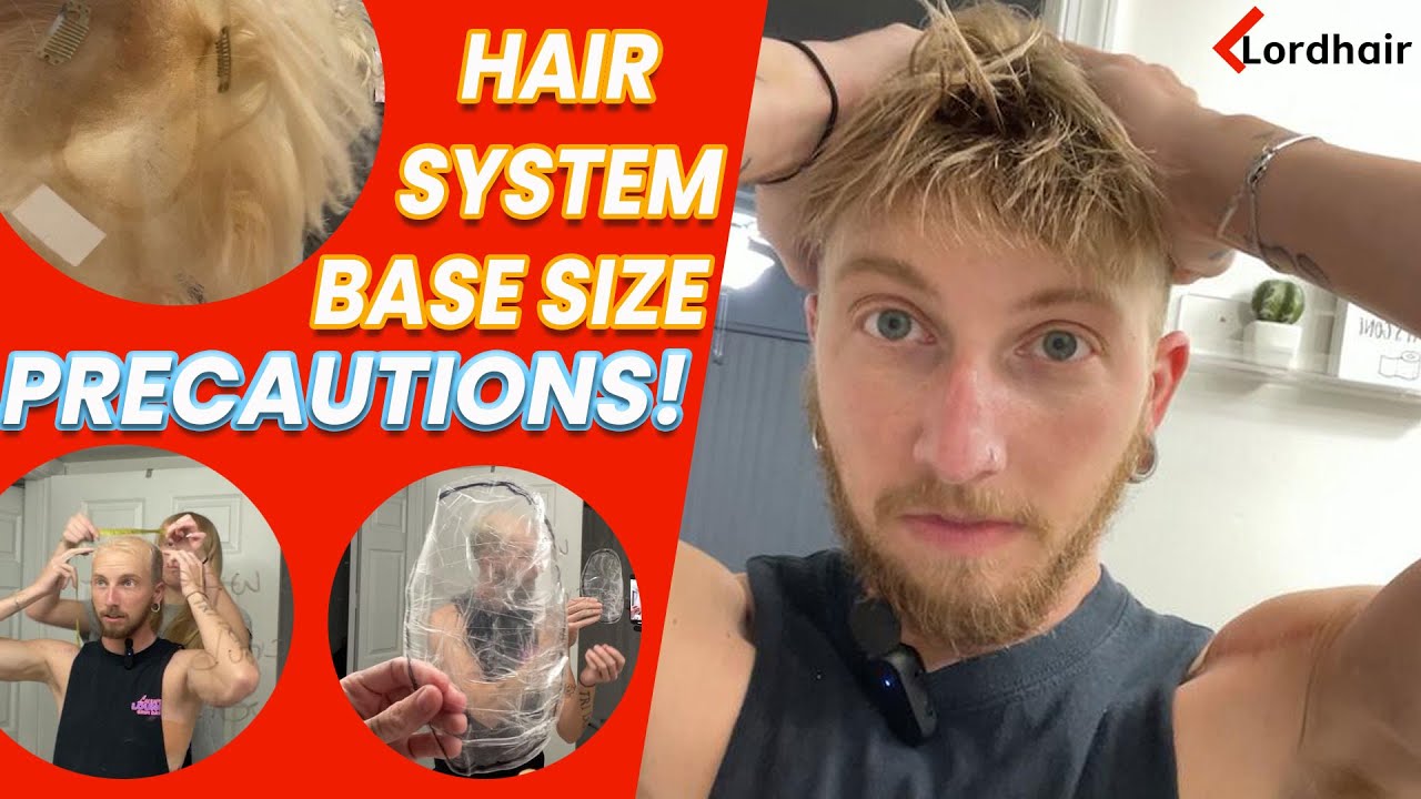 What to Be Careful of When Finding Your Hair System Size Lordhair Men's Hairpieces YouTube
