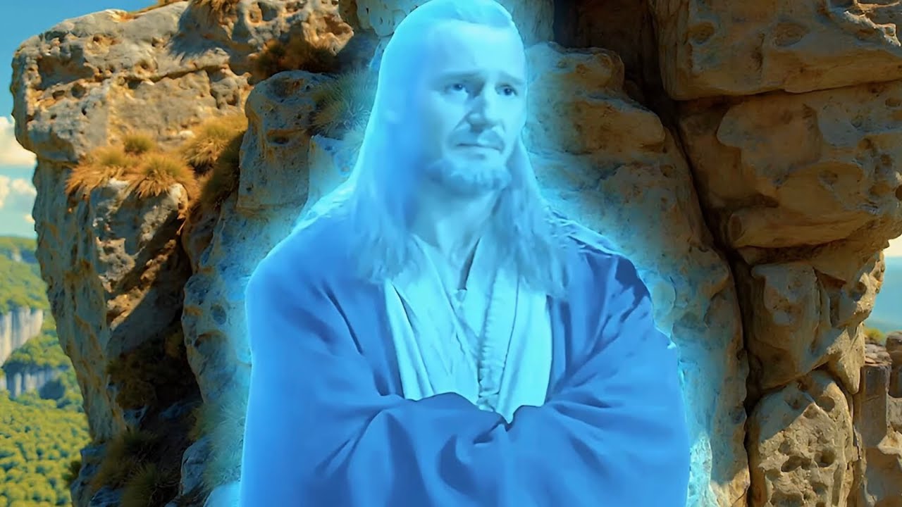 Star Wars: Qui-Gon and Anakin watch over Luke Training Grogu (Fan Film)
