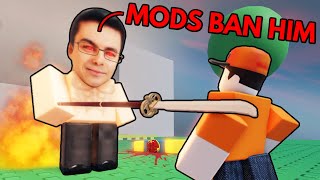 I 1v1'd NICKEH30 WITH AUTO PARRY (MODS BANNED ME) (NOT CLICKBAIT) - ROBLOX Combat Warriors