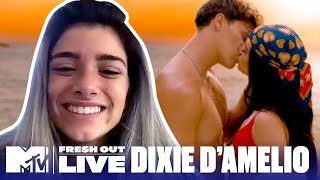 Dixie D’Amelio on “Be Happy” Music Video \& Awkward Noah Beck Kiss | #MTVFreshOut