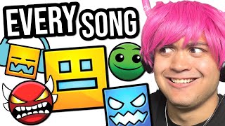 Reacting to EVERY GEOMETRY DASH SONG - MVPerry Reacts (Part 2)