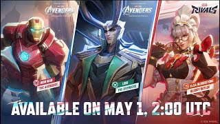 Marvel rivals New Bloody Butcher Elsa Bloodstone and Avengers Loki &amp; Iron man 