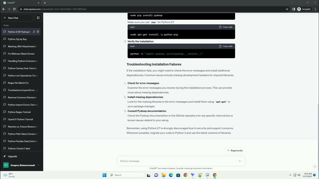 Python 2 7 6 pydoop installation fail on ubuntu youtube