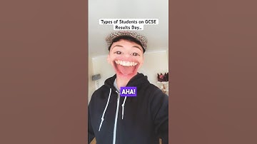 TYPES OF STUDENTS ON GCSE RESULTS DAY… #shorts #resultsday