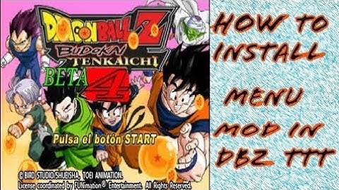 How to install and add DBZ TTT MOD MENU [Full Tutorial]