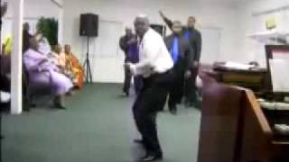 Dude Does "The George Jefferson" in Church