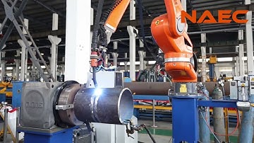 NAEC intelligent welding system with #cloos #robotic#welding #pipewelding #metalwelding#fabrication