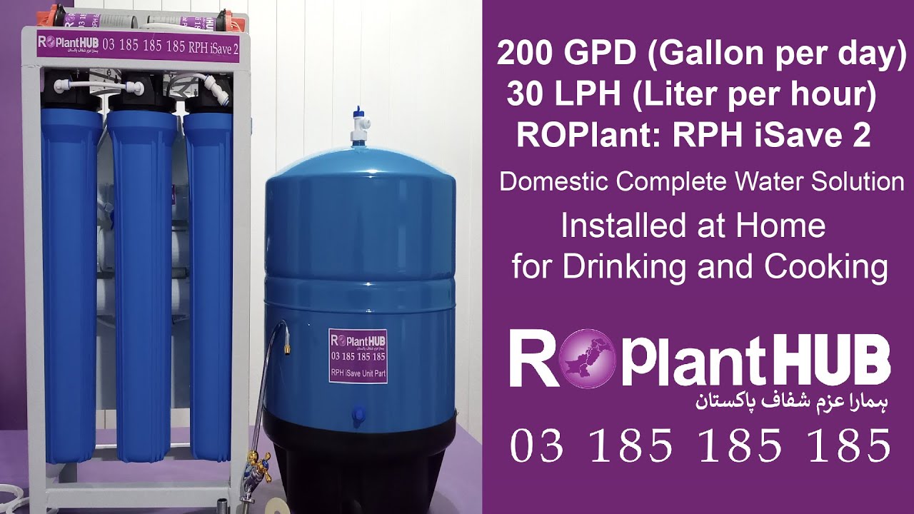 Domestic Kitchen ROPlant 200 GPD Installed at home