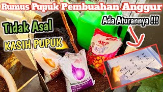 New Science...!!! Formula for Fertilizing Grapes to Produce Abundant Fruit