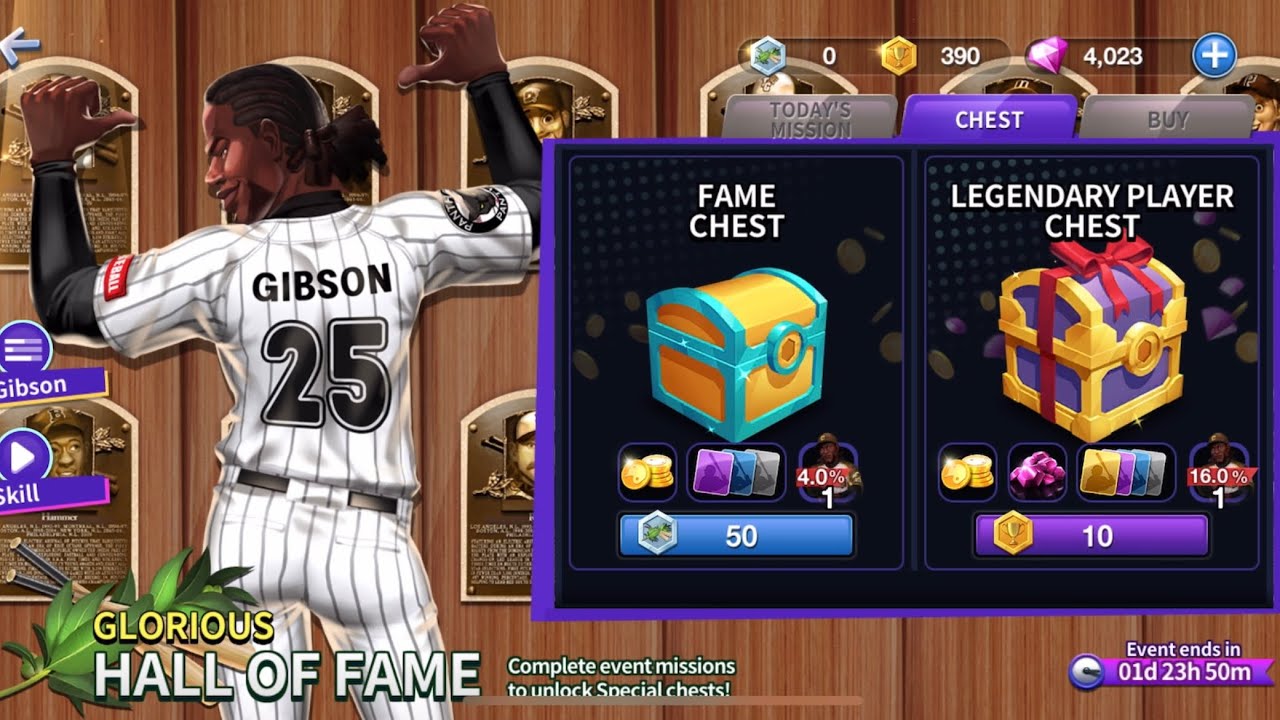 Baseball Clash Opening 40 Gibson Legendary Player Chests YouTube
