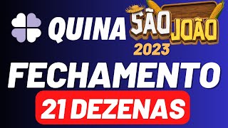 QUINA DE SÃO JOÃO 2023 FECHAMENTO 21 DEZENAS + Histórico de Resultados