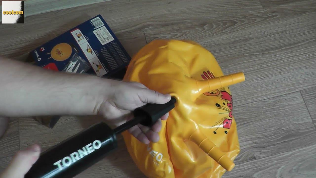 Мяч гимнастический детский Torneo. 55 см. Распаковка и обзор. - YouTube