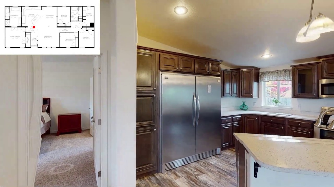 Super Wide Great Room, Designer Touches Factory Built Home