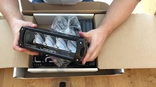 Unboxing a Lazer Lamps integrated grille kit.