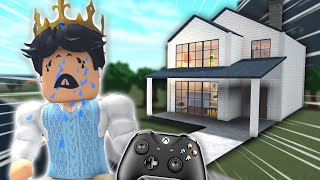 building A BLOXBURG HOUSE WITH CONTROLLER...