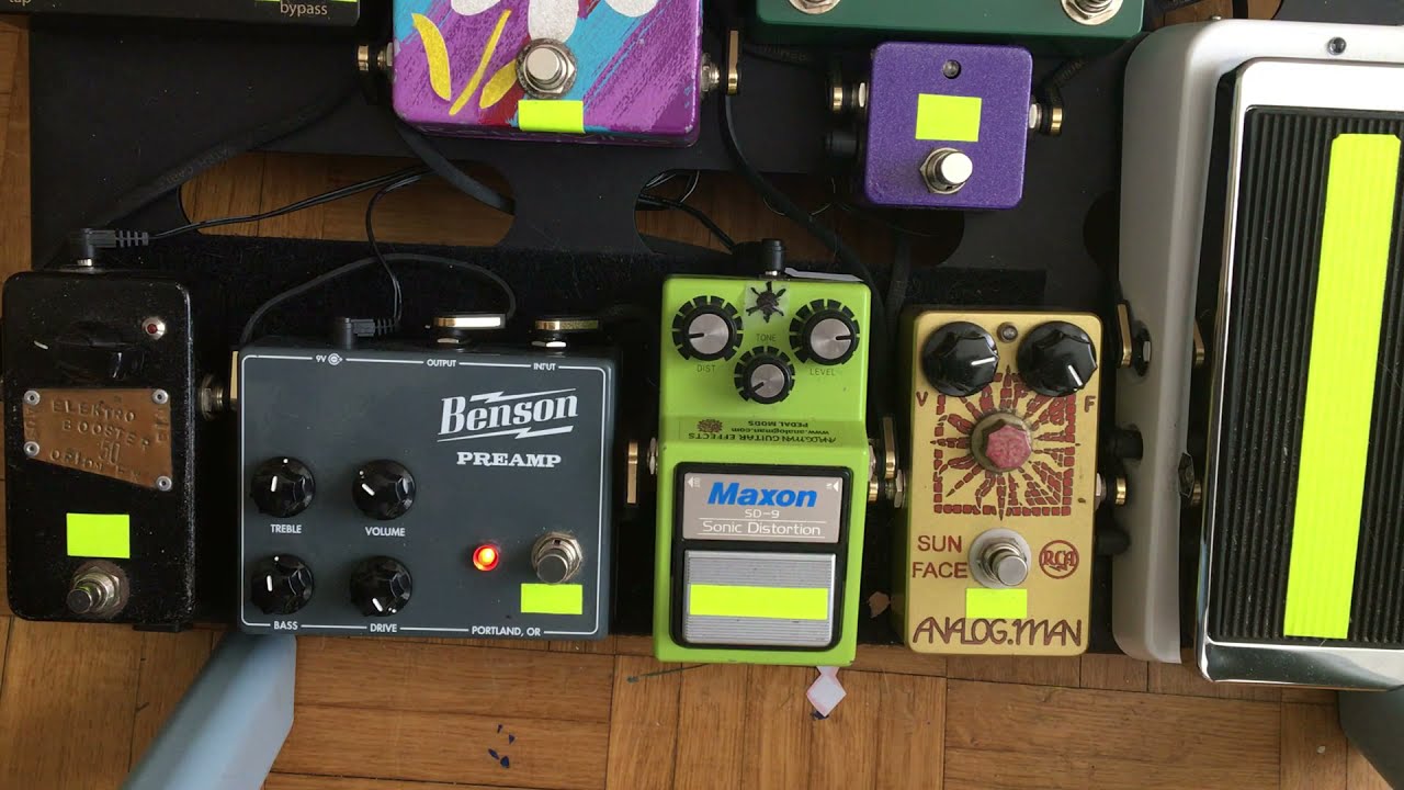 Benson Preamp Demo YouTube