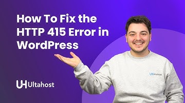 How To Fix the HTTP 415 Error in WordPress