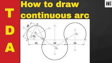 "how To Draw A Continuous Curve Passing Through Multiple Points - Technical Drawing Tutorial"