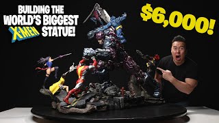 BUILDING THE WORLD'S BIGGEST X-MEN STATUE!!! X-Men vs. Sentinel Diorama - XM Studios!