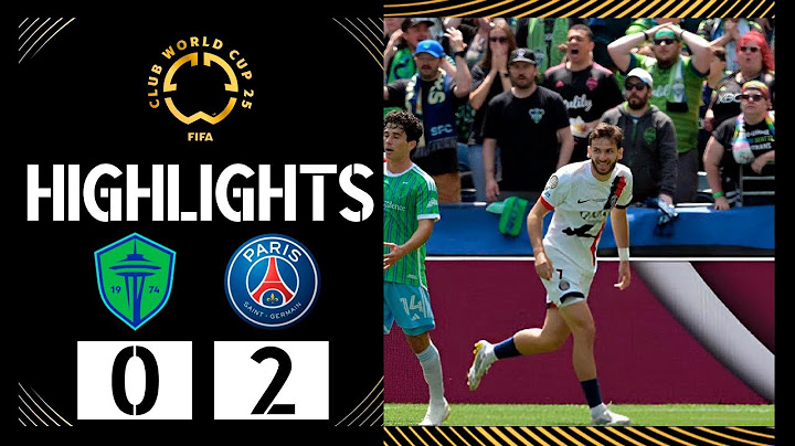 But de Khvicha Kvaratskhelia | Seattle Sounders vs PSG 0-2 Résumé | Coupe du Monde des Clubs 2025