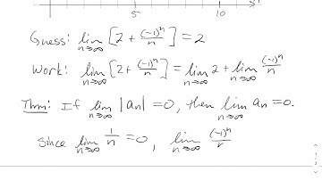 Sequences - Calculus 2 (11.1a)