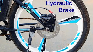 Installing Hydraulic Disc Brake in my Electric Cycle