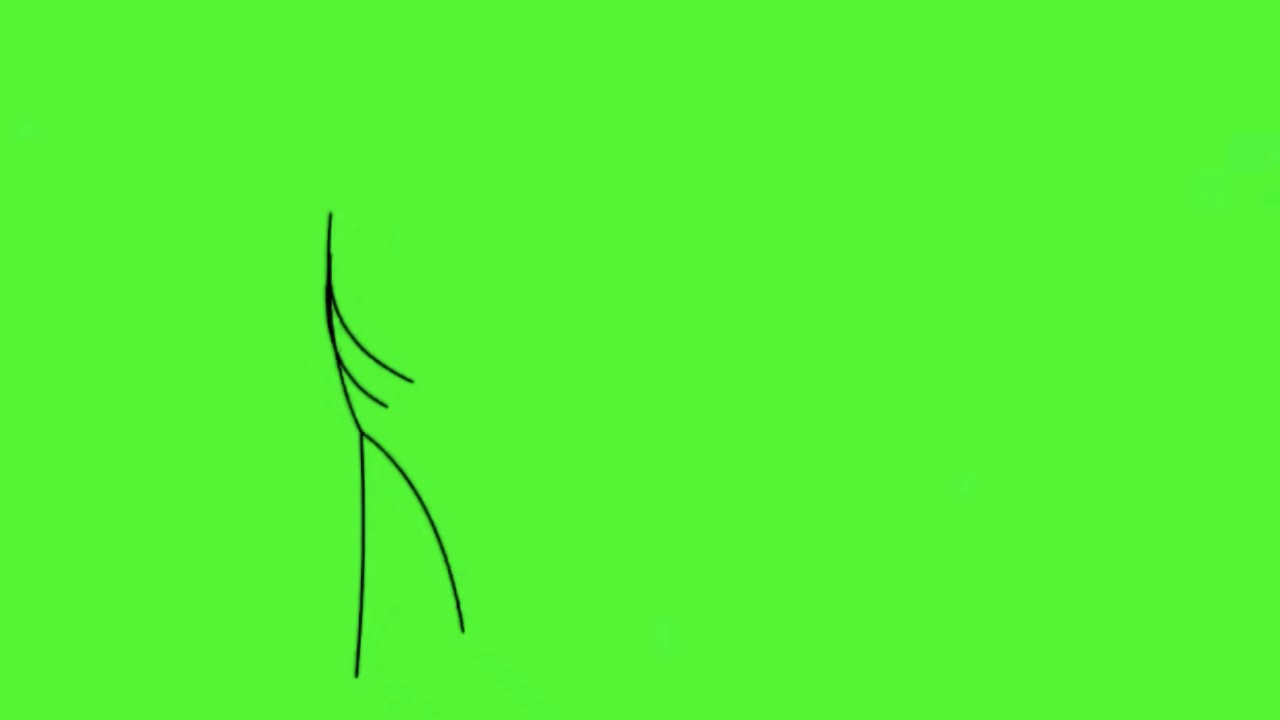 Dancing Stickman GREEN SCREEN