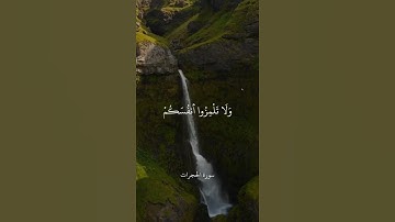 سورة الحجرات - الشيخ علي جابر .