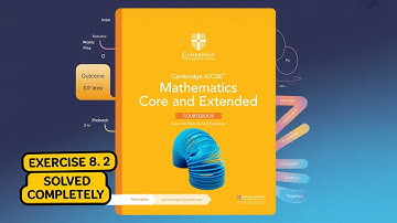 Exercise 8.2 Completely Solved | IGCSE Mathematics Core & Extended | Sample Space Diagram