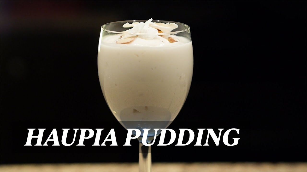 How to Make Sweet Creamy Haupia Pudding - YouTube