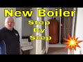 New Boiler Installation - Cylinder Removal - Step by Step - Leeds Plumber