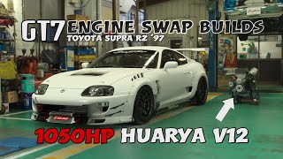 GT7 Builds: Toyota Supra RZ ’97 with Pagani AMG Huayra Engine Swap | Update 1.63