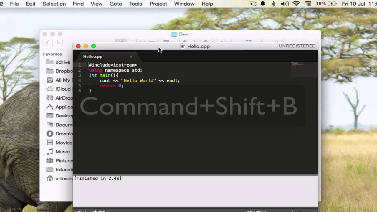 Sublime C++ Mac Sublime C++ Mac