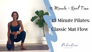 Classical Pilates Flow // Pilates Mat // 15 Minute Pilates