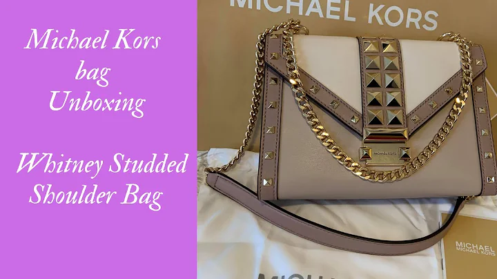 Michael Kors Bag Unboxing - Pink Whitney Shoulder Bag