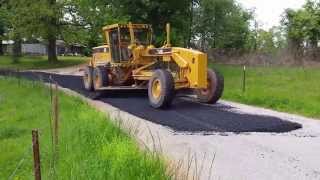 Grading in hot mix asphalt