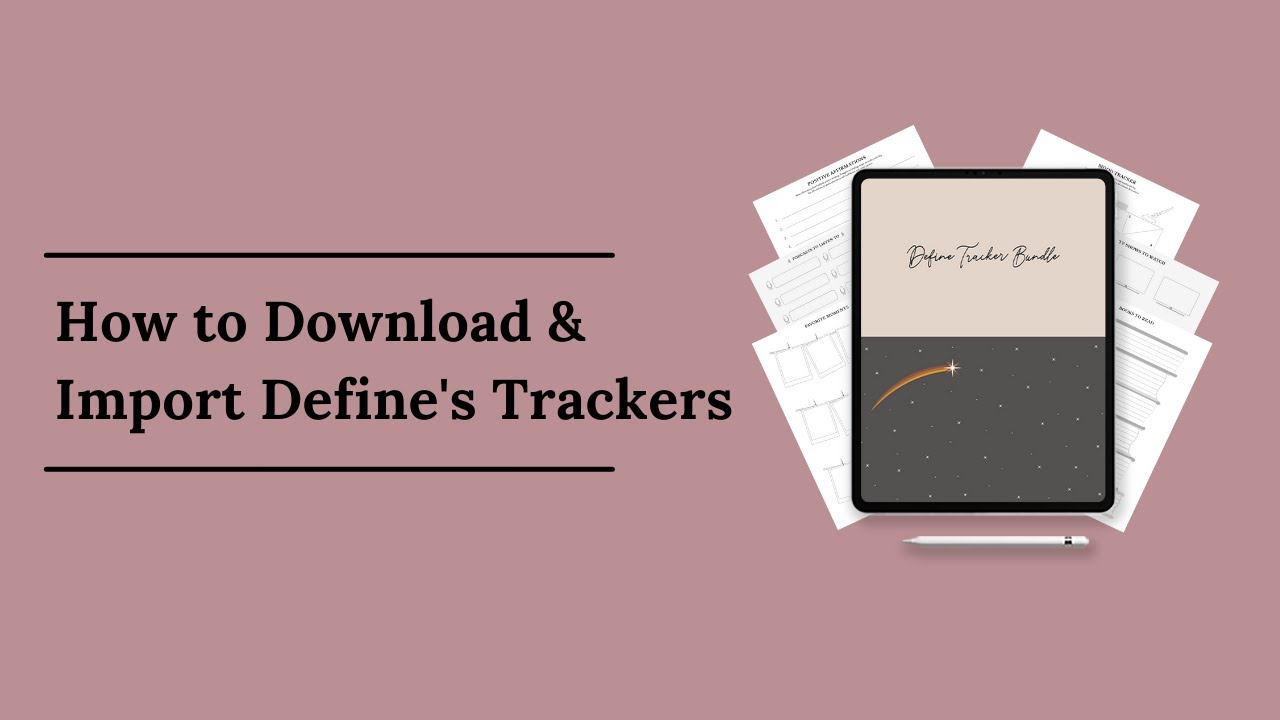 How to Download & Import Define's Trackers YouTube
