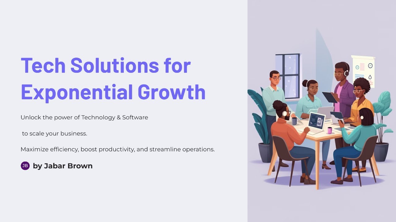 Tech Solutions For Exponential Growth - YouTube