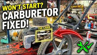 Fixing Carburetor Problems on Ariens 2-Wheeled Trimmer