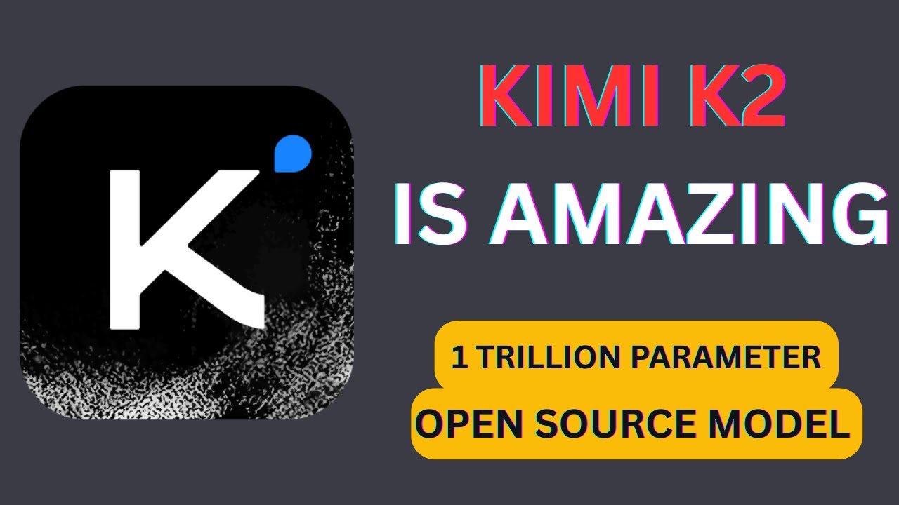 Kimi K2 is here ! 1 Trillion Parameters Open Source Model - YouTube