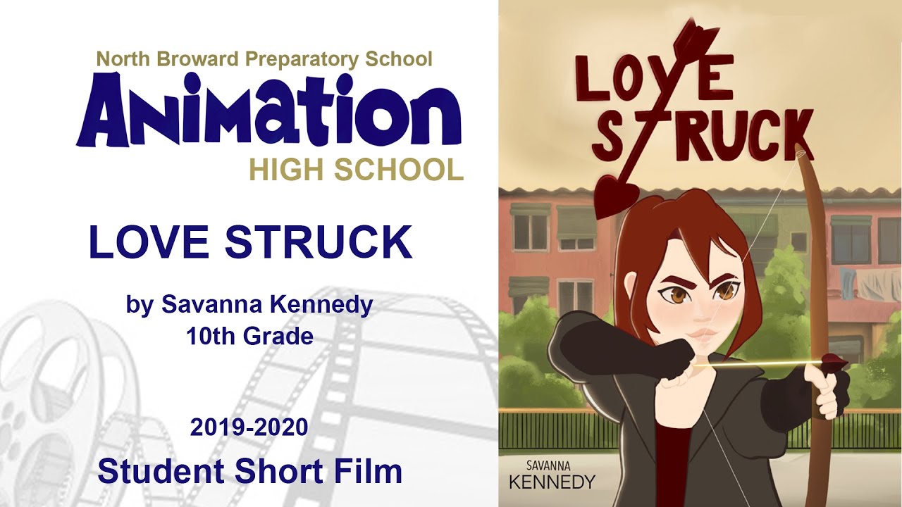 NBPS Animation Lovestruck Animated High School Short Film 2020 YouTube