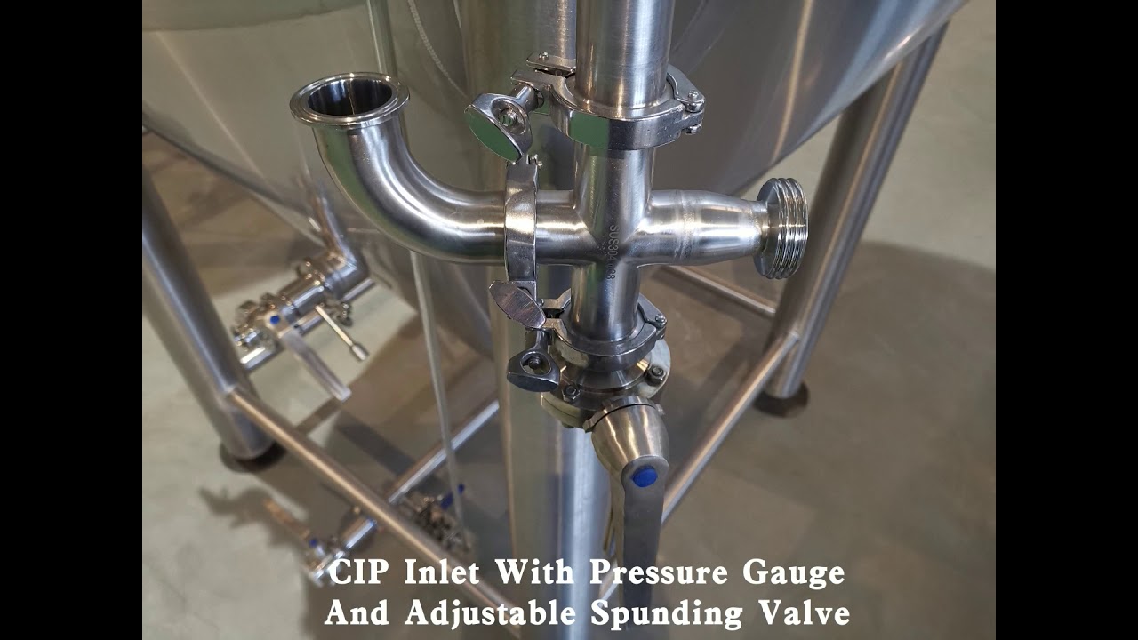 3000L Beer brewing conical jacketed  Fermenter tiantai