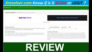 Xresolver Com ps4 Reviews ! Xresolver.com Know if is it SCAM or LEGIT ? Xresolver remove ip