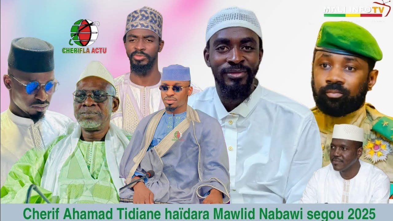 Chérif Ahmed Tidiane haidara Mawlid Nabawi segou 2025 Le 24 Avril 2025