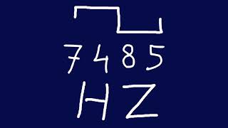 7485 hz square