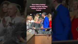 "Don't worry Darling" receives 4 minutes of standing ovation at Venice Film Festival