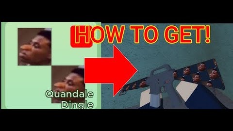 How to get the new *QUANDALE DINGLE* Weapon Skin! | ROBLOX Arsenal