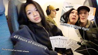 traveling alone with my boyfriend for the first time *gone wrong we missed a $2000 flight*