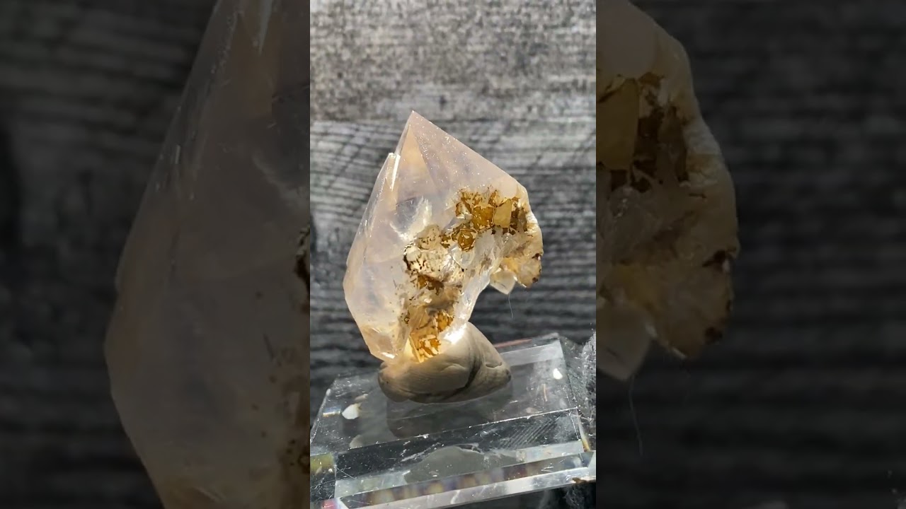 Beautiful Rare Anhui Quartz Crystal Mineral Specimen With Nice Inclusions